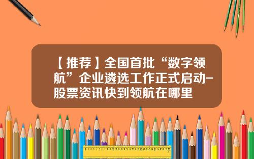 【推荐】全国首批“数字领航”企业遴选工作正式启动-股票资讯快到领航在哪里