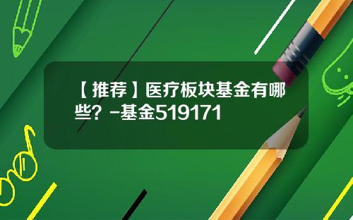 【推荐】医疗板块基金有哪些?-基金519171