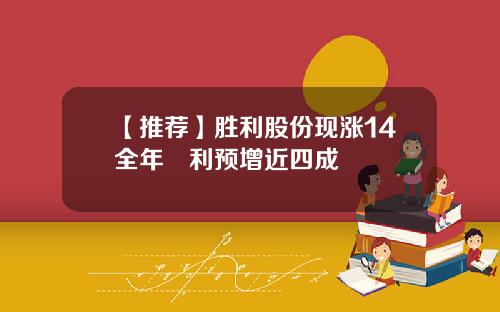 【推荐】胜利股份现涨14全年淨利预增近四成