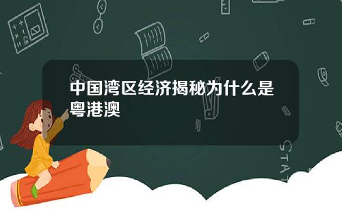 中国湾区经济揭秘为什么是粤港澳