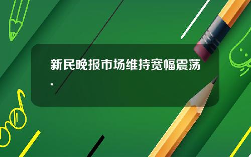 新民晚报市场维持宽幅震荡.
