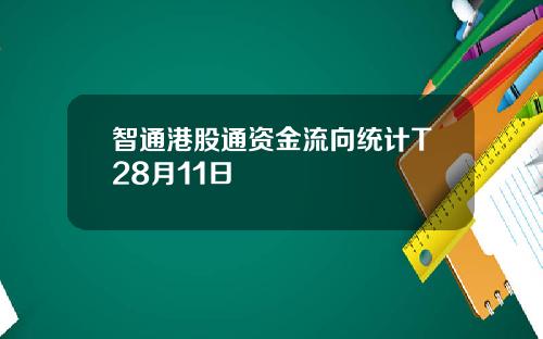 智通港股通资金流向统计T28月11日