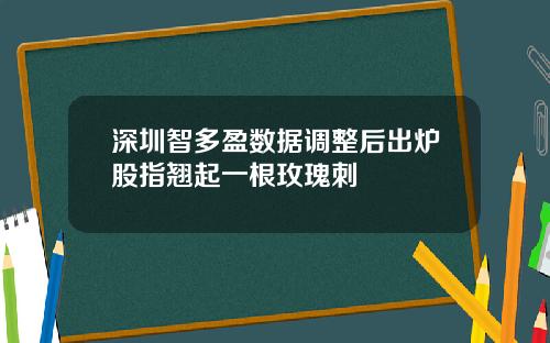 深圳智多盈数据调整后出炉股指翘起一根玫瑰刺