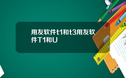 用友软件t1和t3用友软件T1和U
