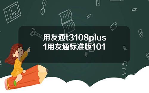 用友通t3108plus1用友通标准版101