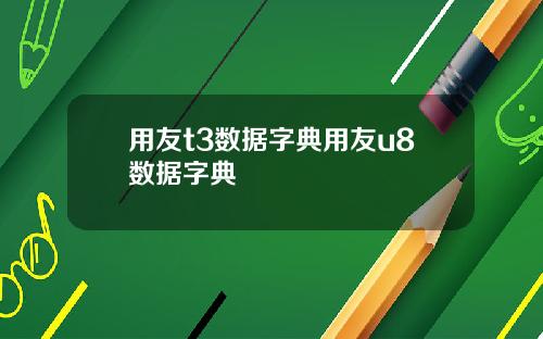 用友t3数据字典用友u8数据字典