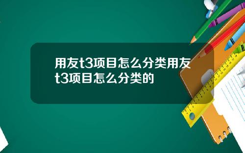 用友t3项目怎么分类用友t3项目怎么分类的