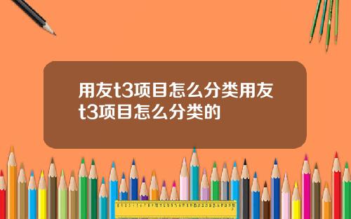 用友t3项目怎么分类用友t3项目怎么分类的
