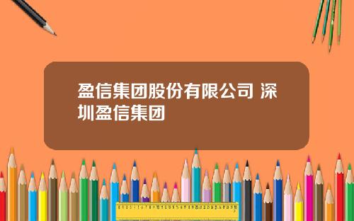 盈信集团股份有限公司 深圳盈信集团