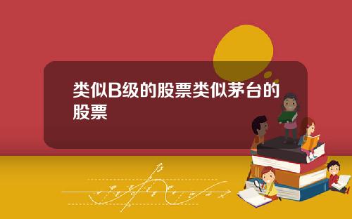 类似B级的股票类似茅台的股票