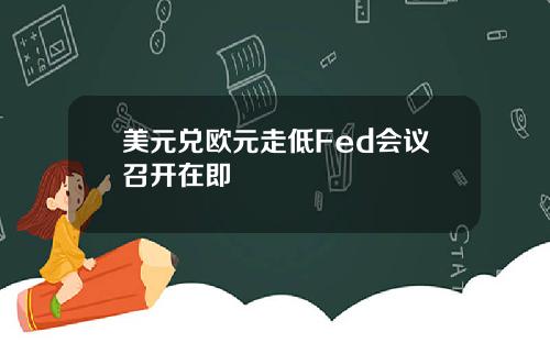 美元兑欧元走低Fed会议召开在即