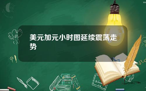 美元加元小时图延续震荡走势