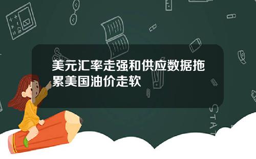 美元汇率走强和供应数据拖累美国油价走软