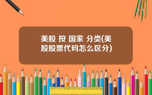 美股 按 国家 分类(美股股票代码怎么区分)