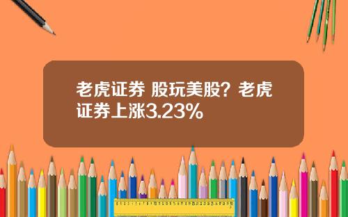 老虎证券 股玩美股?老虎证券上涨3.23%