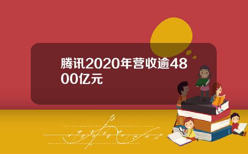 腾讯2020年营收逾4800亿元
