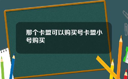 那个卡盟可以购买号卡盟小号购买