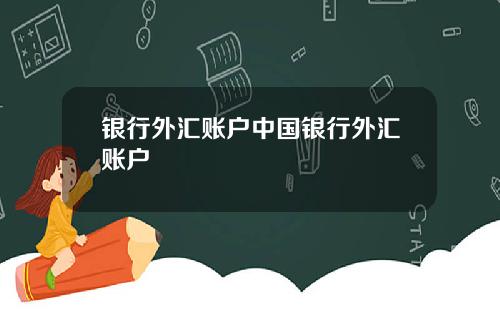 银行外汇账户中国银行外汇账户