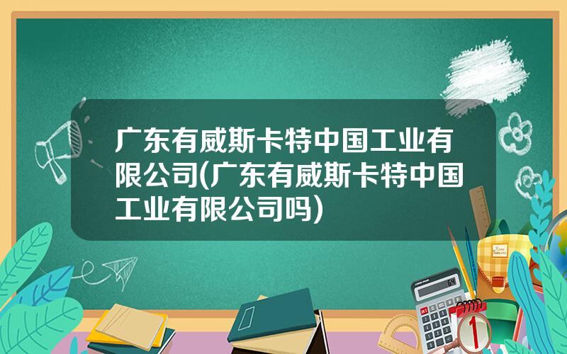 广东有威斯卡特中国工业有限公司(广东有威斯卡特中国工业有限公司吗)