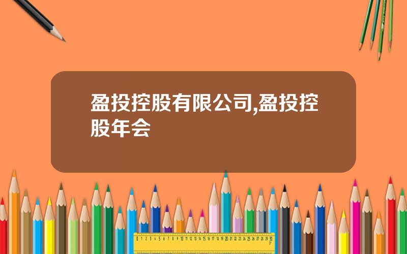 盈投控股有限公司,盈投控股年会