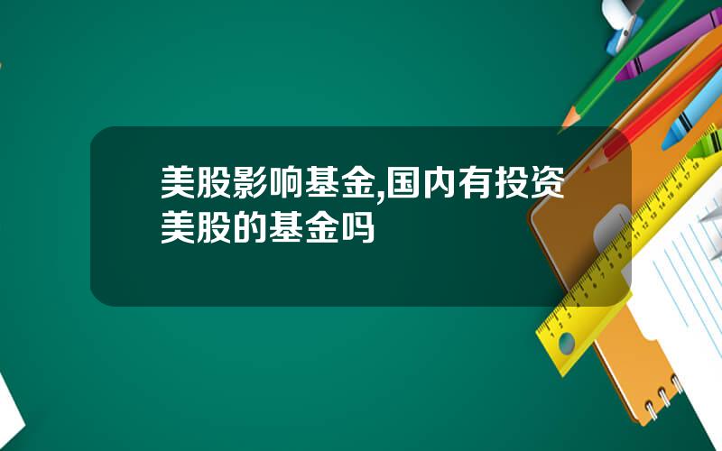美股影响基金,国内有投资美股的基金吗