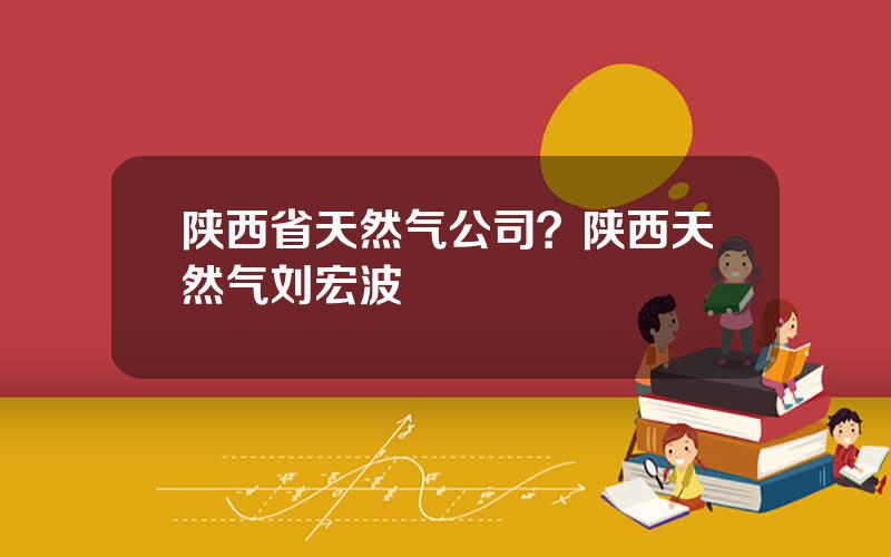 陕西省天然气公司？陕西天然气刘宏波