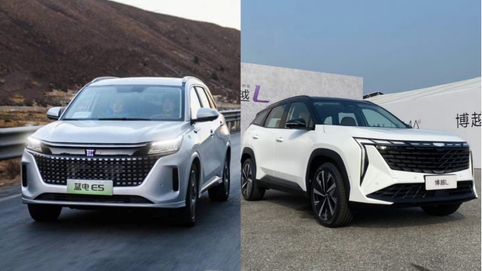蓝电E5这款插混中型SUV居然这么便宜,能够甩博越L“几条街”吗?